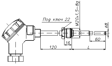 Габаритный чертеж ТСП/М-1088 рис.3