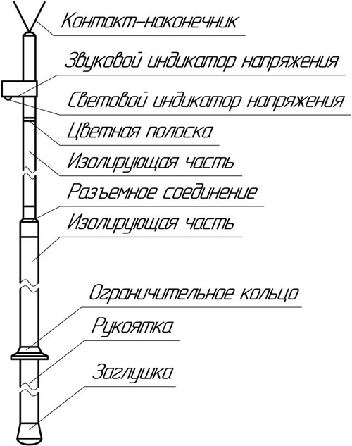 Схема указателя УВНП10М