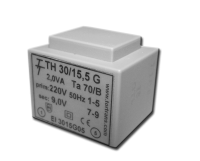 Фото Малогабаритный трансформаторй для печатных плат ТН 30/15 G