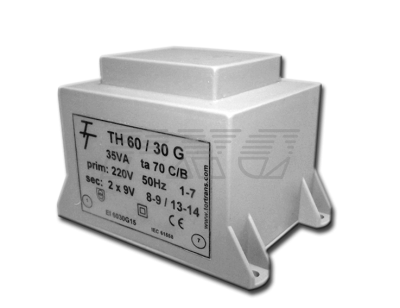 Фото Малогабаритный трансформатор для печатных плат ТН 60/30 G